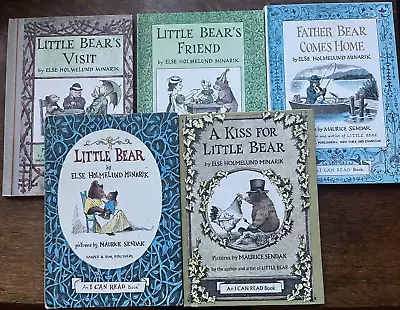 (5) Little Bear I Can Read Books -Else Holmelund Minarik - Illus Maurice Sendak • $14.50