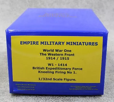 1/32 WW1 British Tommy Kneeling Firing BEF W1-1414 Empire Military Minis 16999 • £29.99