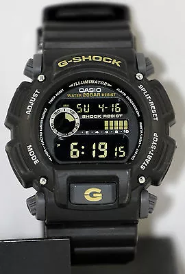 Casio DW-9052-1C Mens G-Shock Chronograph Watch 200M WR Resin Black Sports New • $126.49