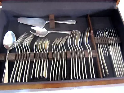 Canteen Of Cutlery 6 Place Settingsilver Platedneeds A Clean • £40