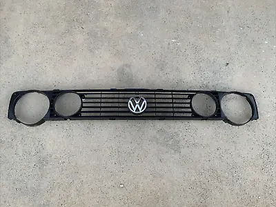 VW Volkswagen Cabriolet MK1 Convertible Dual Round Headlight Grille Grill OEM • $374.90