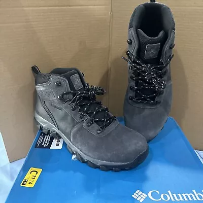 Columbia Newton Ridge Plus II Men's 12w Waterproof Hiking Boots Gray • $58