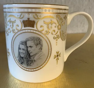 Royal Worcester Bone China Mug Prince William & Kate Middleton Wedding Day • £9.99