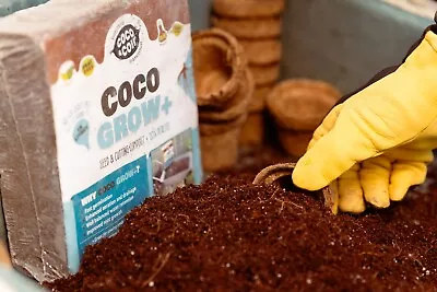 Coco Coir Peat Free Seeding Compost With Perlite (20%) - Coco Grow+ (15L) • £9.99