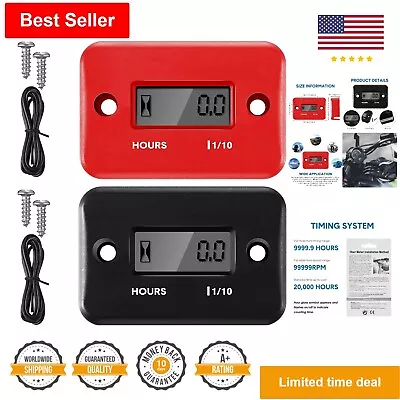 Digital Engine Hour Meter - Waterproof Easy To Install - Gas Engine Generator • $25.99