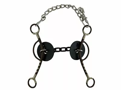 CIRCLE Y - Martha Josey Long Shank Chain Mouth Brown Steel Bit! FREE SHIPPING! • $62.95