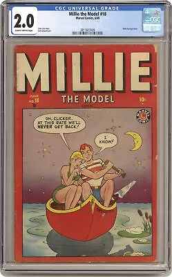 Millie The Model #18 CGC 2.0 1949 3811827009 • $210