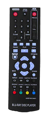 Universal Replacement Remote Control For LG DVD Blu-ray Player • £9.89