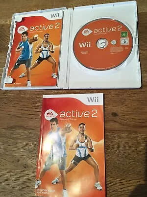 Nintendo Wii Ea Sports Active 2 Personal Trainer Program Game Only VGC • £3