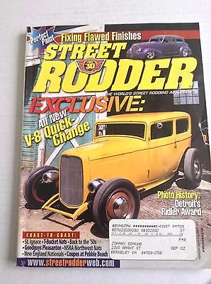 Street Rodder Magazine V-8 Quick Change Detroit Ridler February 2002 032417NONRH • $9.74