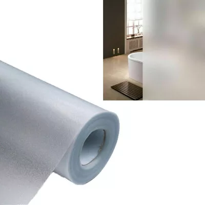 1x Sand Blast Clear Privacy Frosted Removable Window Glass Film 3M • $15.79