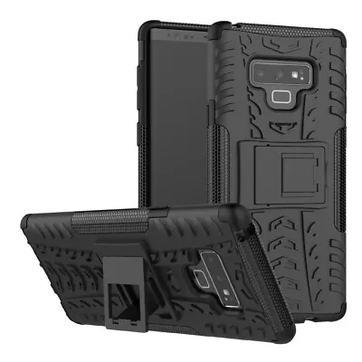 Samsung Galaxy NOTE 9 [SM-N960] Tough Armour Slim Shockproof Case Cover Stand • £3.95