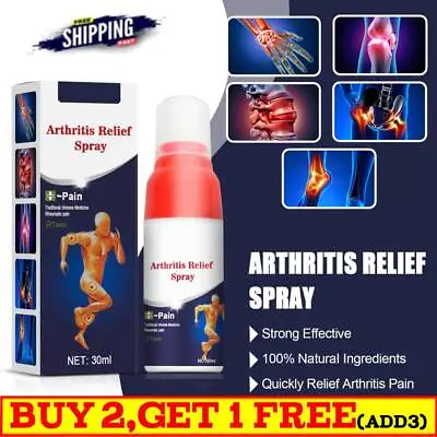 Quick Pain Relief Spray For Arthritis Pain Muscle Knee Waist Back Pain 🥇 • £5.15