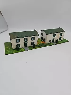 HO Model Railroad Train Building Hand Built - Home Colonial Houses Suburban • $12.97