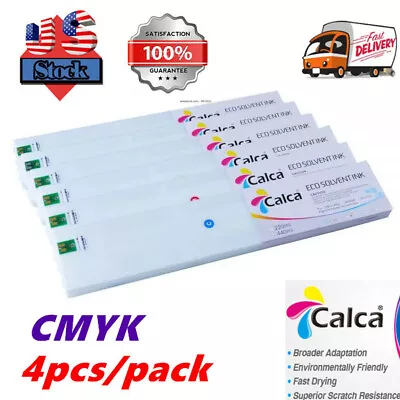 4pcs/pack Calca Compatible 440ml Roland ECO-Sol Max Ink Cartridge • $211.50