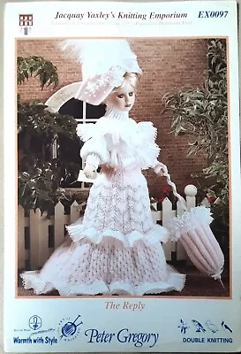 Original Jacquay Yaxley DK Edwardian Costume 15 DOLL Knitting Pattern Ex0097 • £2.50