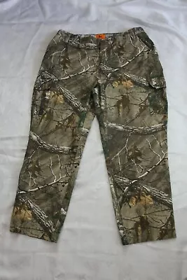 Field & Stream Men's Realtree Xtra Camo Cargo Hunting Pants 2XL 38x30 Brown • $29.99