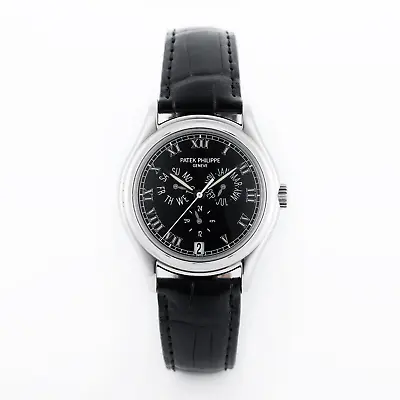 Patek Philippe Annual Calendar | REF. 5035 | Platinum | Black Dial • $39780.95