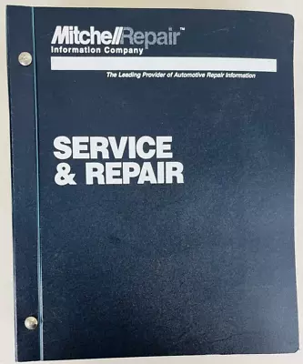 Mitchell 1997 1998 2 Manuals Automotive Electrical Component Locator Imported • $26.99