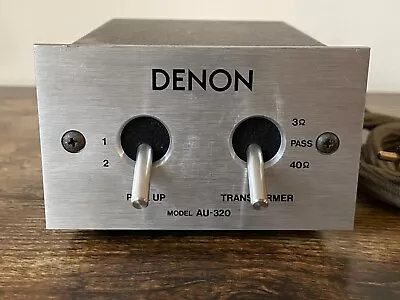 Denon AU-320 Step Up Transformer MC Phono Cartridge Working Condition. • $229