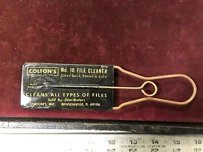 MACHINIST DrP TOOLS LATHE MILL UNUSED VIntage  Coltons No 10 File Cleaner DrCc • $31.99