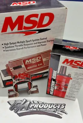MSD 6AL Ignition Kit Digital Box Blaster 2 Coil Mounting Bracket 6425 8202 8213 • $442.90