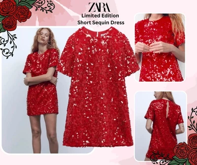 $96.15 • Buy ZARA Limited Edition Short Sequin Dress