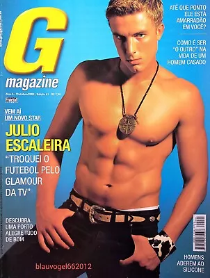 GAY MAGAZINE BRAZIL 2002 - October #61 Man Model Julio Escaleira • $24.90