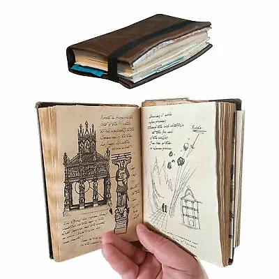 Movie Indiana Jones Prop Replica Grail Diary With Hidden Precious Deposits Gift • $24.99