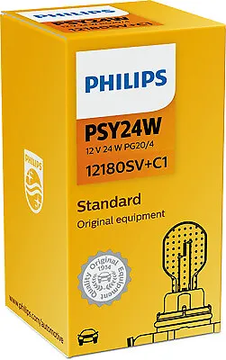 PHILIPS 12180SV+C1 Bulb Fog Light ForAUDIBMWCITROËNJEEPLANCIALAND ROVER • $22.27