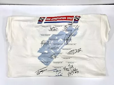 Vintage Indy Car CART Fan Club Appreciation T-Shirt  Kanaan Mario Andretti Helio • $75