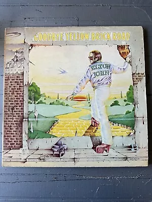 Elton John LP Goodbye Yellow Brick Road Translucent NM Vinyl LP UK 1st EX COVER • $48.54