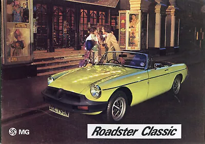 MG MGB Roadster Classic German Market Full Colour Sales Brochure 1976 • $11.19