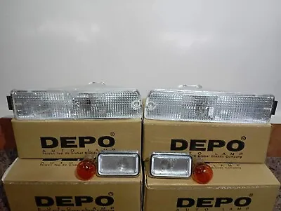 VW MK2 Wide Front Bumper Turn Signals/ Side & Panel Signals. 3 Sets. New. Depo • $99