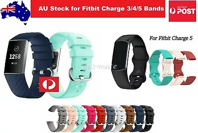 Fitbit Charge 3/4/5 Watch Band Strap Replacement Wristband Silicon Soft Bracelet • $5.99