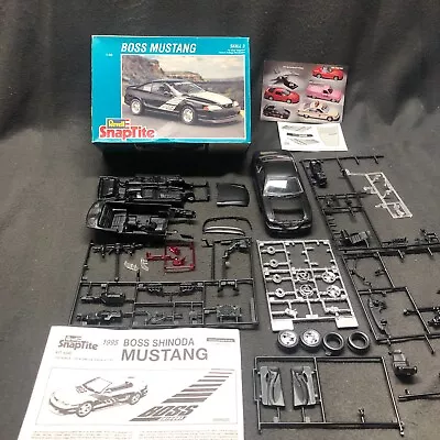 Boss Mustang 1994 Shinoda Model Kit 6390 Opened Complete SN95 Cobra GT Black • $19.99