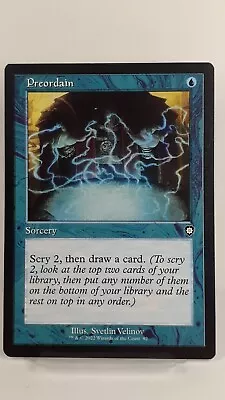 Preordain (retro Frame)  - Magic The Gathering: Commander: The Brothers' War  • $3.98