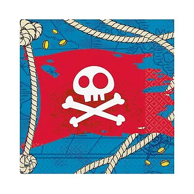 Jake And The Never Land Pirates Kids Birthday Party Paper Beverage Napkins • £8.17