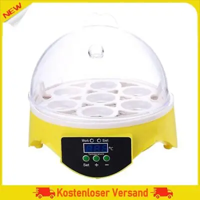 Mini 7 Egg Incubator Poultry Incubators Brooder Digital Temperature Control • £26.04