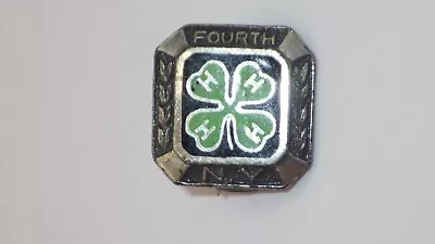 Vintage 4 H Club Pin - Fourth Ny - Ny Bankers Assoc • $0.99