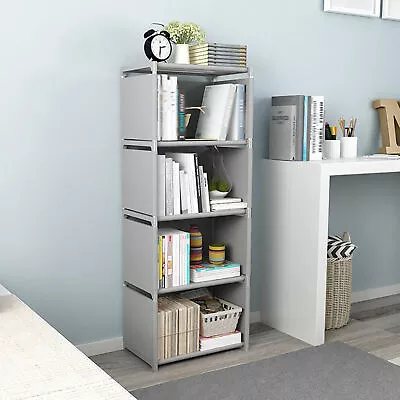 4-Tier Book Cabinet Rack Shelf Bookcase Bookshelf Storage Rack Organizer Shelf • $24.27