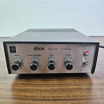 Fanon Paa-35 Pa Amplifier Powers On • $55