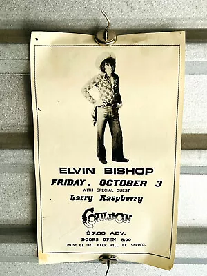 RARE Elvin Bishop Tour Handbill Larry Rasberry Wichita KS Vintage Poster • $74.99