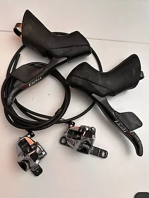 SRAM RED HRD ETap-11 Speed  Disc Hydrauli Brake Shifter Set-Post-Mount Calipers  • $262