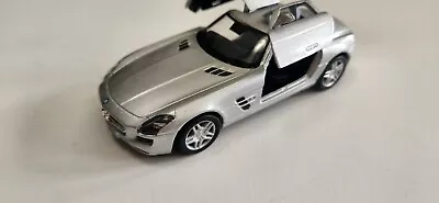 5  Kinsmart Mercedes Die Cast Car SLS AMG Gray 1/36 Scale  • $11.50