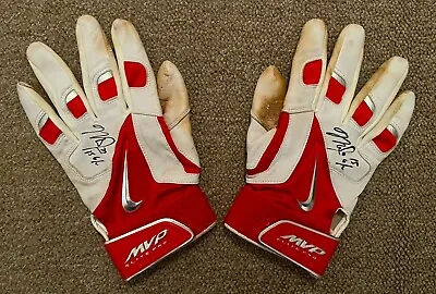 Mike Trout Anderson Authentics PSA JSA Game Used Autographed Batting Gloves 2015 • $1500