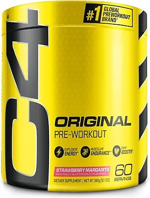 Cellucor C4 Original Pre Workout Powder Strawberry 60 Servings (Pack Of 1)  • $47.95