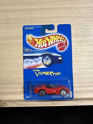 1992 Hot Wheels Blue Card Dodge Viper RT/10 Collector 210 • $2.56