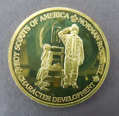 Glaciers Edge Council Norman Rockwell Commemerative Coin  Character Development  • $18.95
