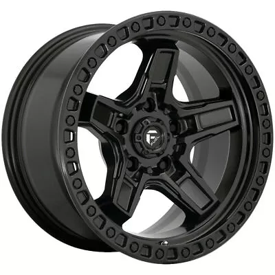 17x9 Matte Black Wheels Fuel D697 Kicker 6x4.5/6x114.3 12 (Set Of 4)  66.06 • $1244